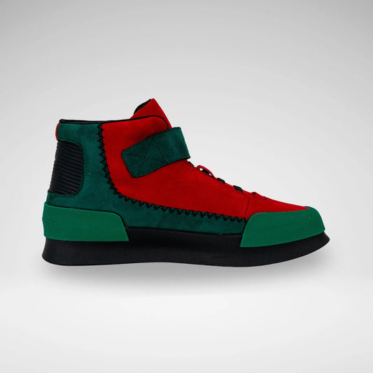 MAZERATA MCB7127 VAELNTINO15 FAUX SUEDE MEN CANVAS B RED