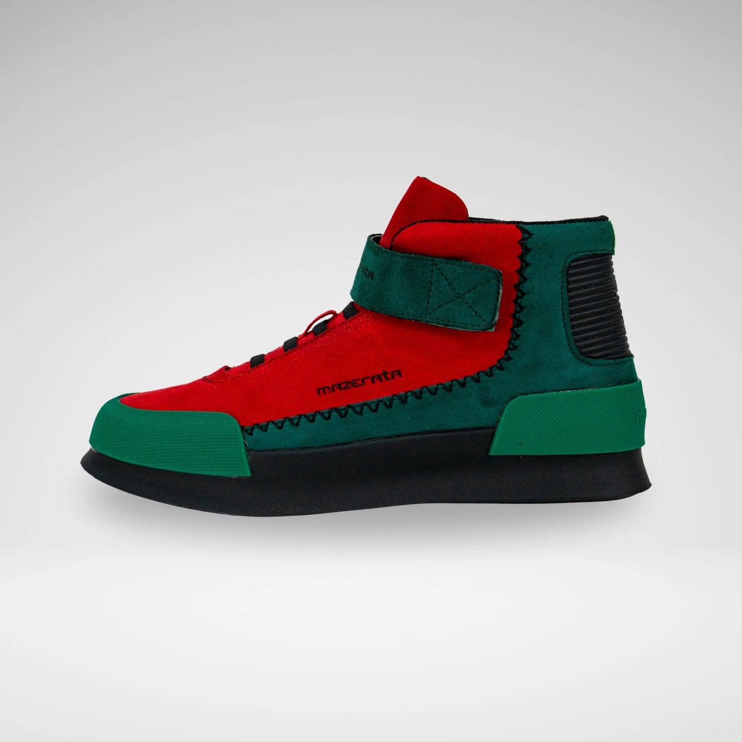 MAZERATA MCB7127 VAELNTINO15 FAUX SUEDE MEN CANVAS B RED