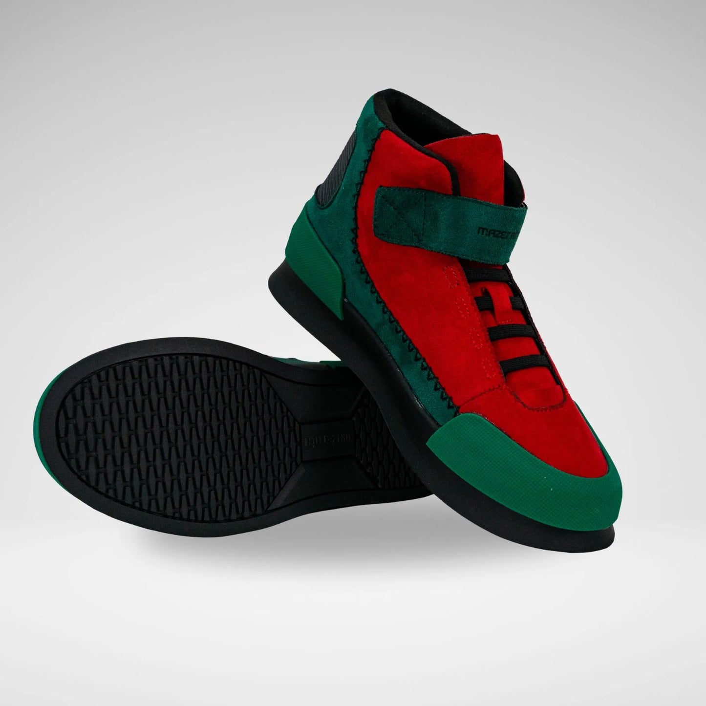 MAZERATA MCB7127 VAELNTINO15 FAUX SUEDE MEN CANVAS B RED