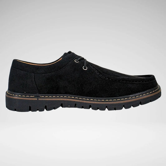Mazerata Raymon Faux Suede Shoe | Black