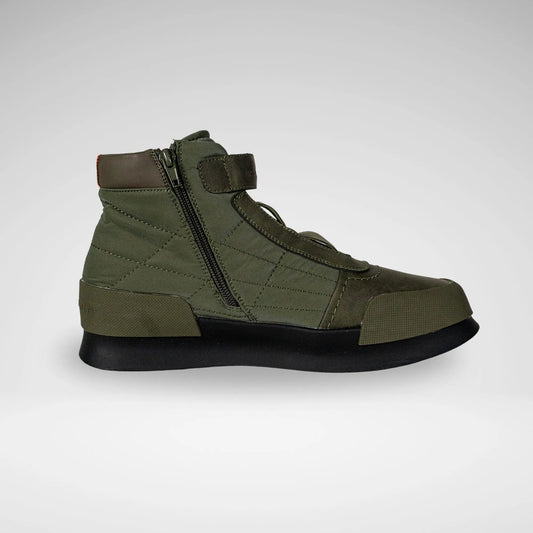 MAZERATA MCB7124 VALENTINO 13 FAUX NUBUCK OLIVE