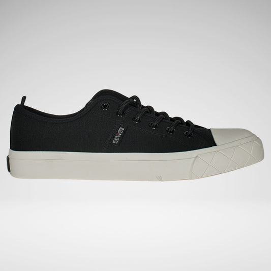Soviet Cameron Canvas Sneaker | Black/Off White