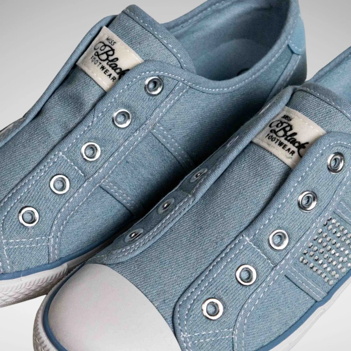 MISS BLACK LC37009002 Jean3 Sneaker Blue 4 Denim