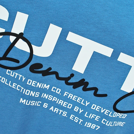 Cutty Denim Tora Men's T-Shirt | Blue