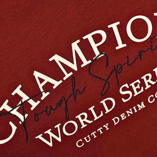 Cutty Champions Limit Men's T-Shirt | Burgundy