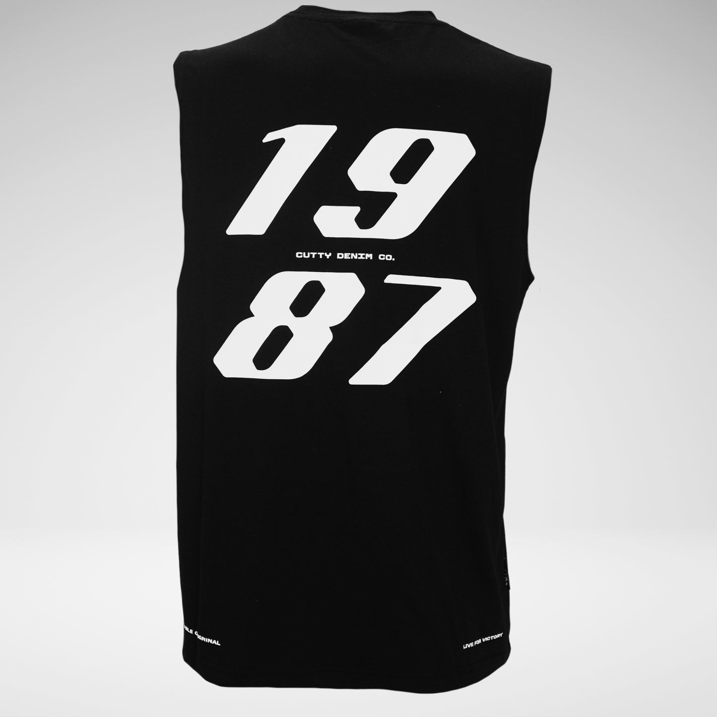 Cutty Chector Men's Sleeveless Shirt | Black