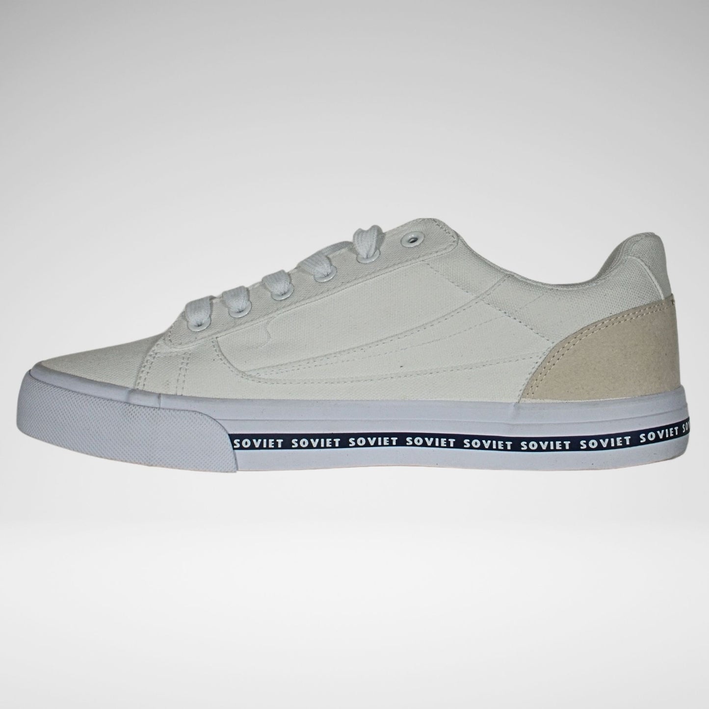 Soviet Thabo Canvas Sneaker | White/Cream
