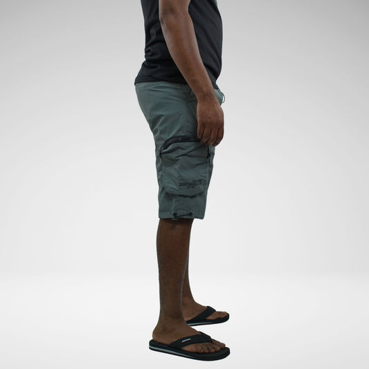 SOVIET BARAKA NYLON TRACK SHORTS | ANTHRACITE