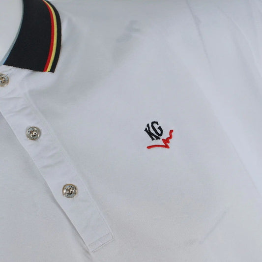 KG Plain Men's Golfer | White