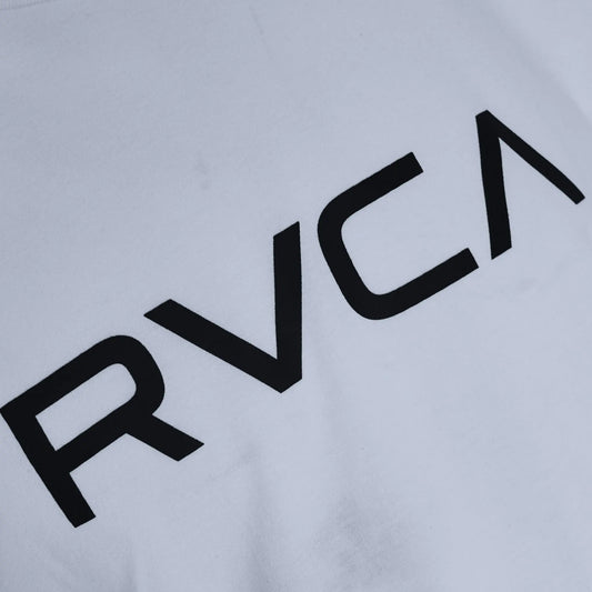 Big RVCA Men's Short Sleeve T-Shirt | White/Black