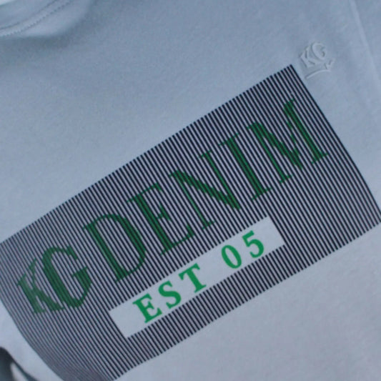 KG Barcode Men's T-Shirt | Light Grey