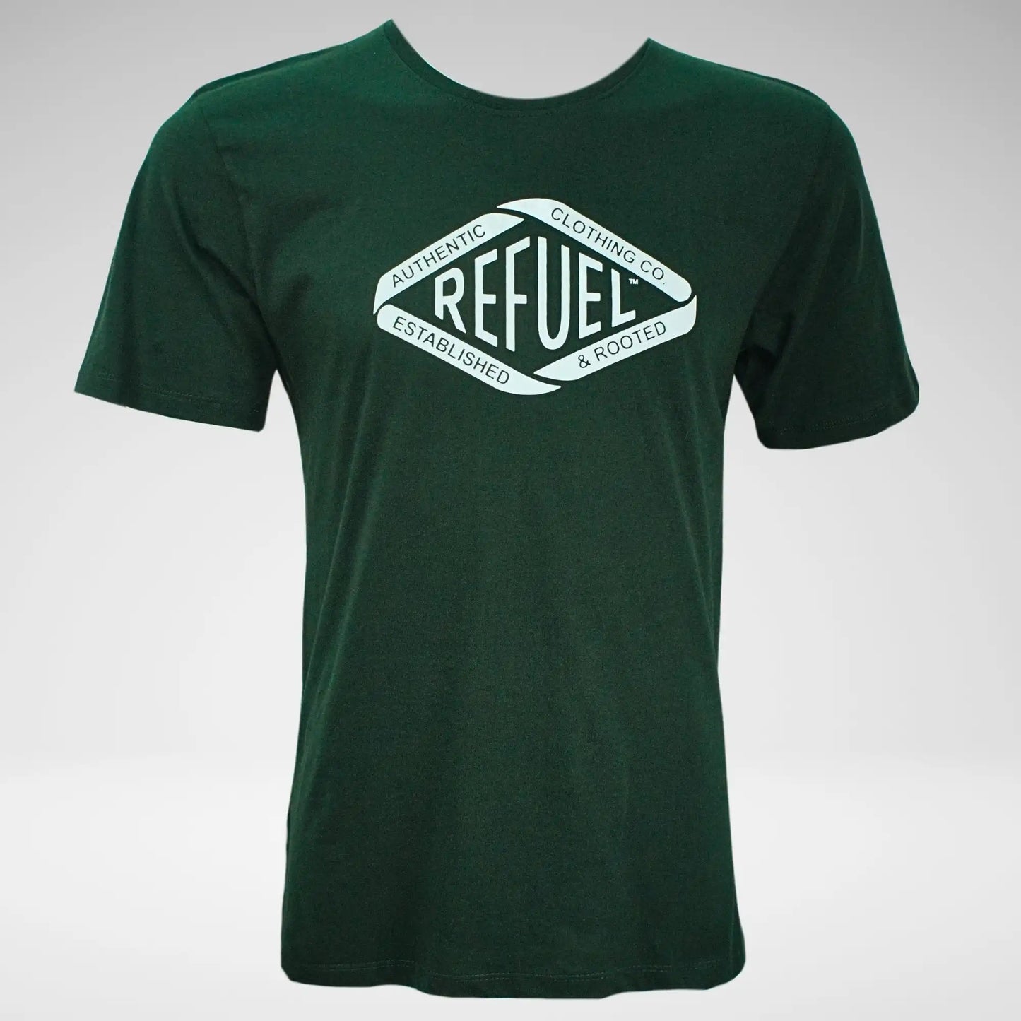 Refuel Men's T-Shirt | Bottle Green