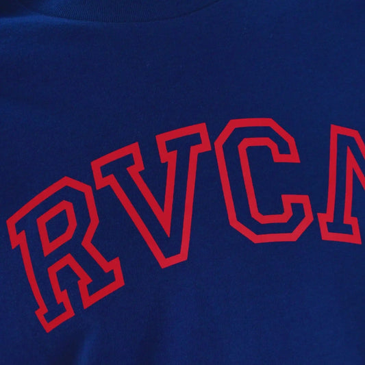 RVCA Arched Marine Short Sleeve T-Shirt | Navy