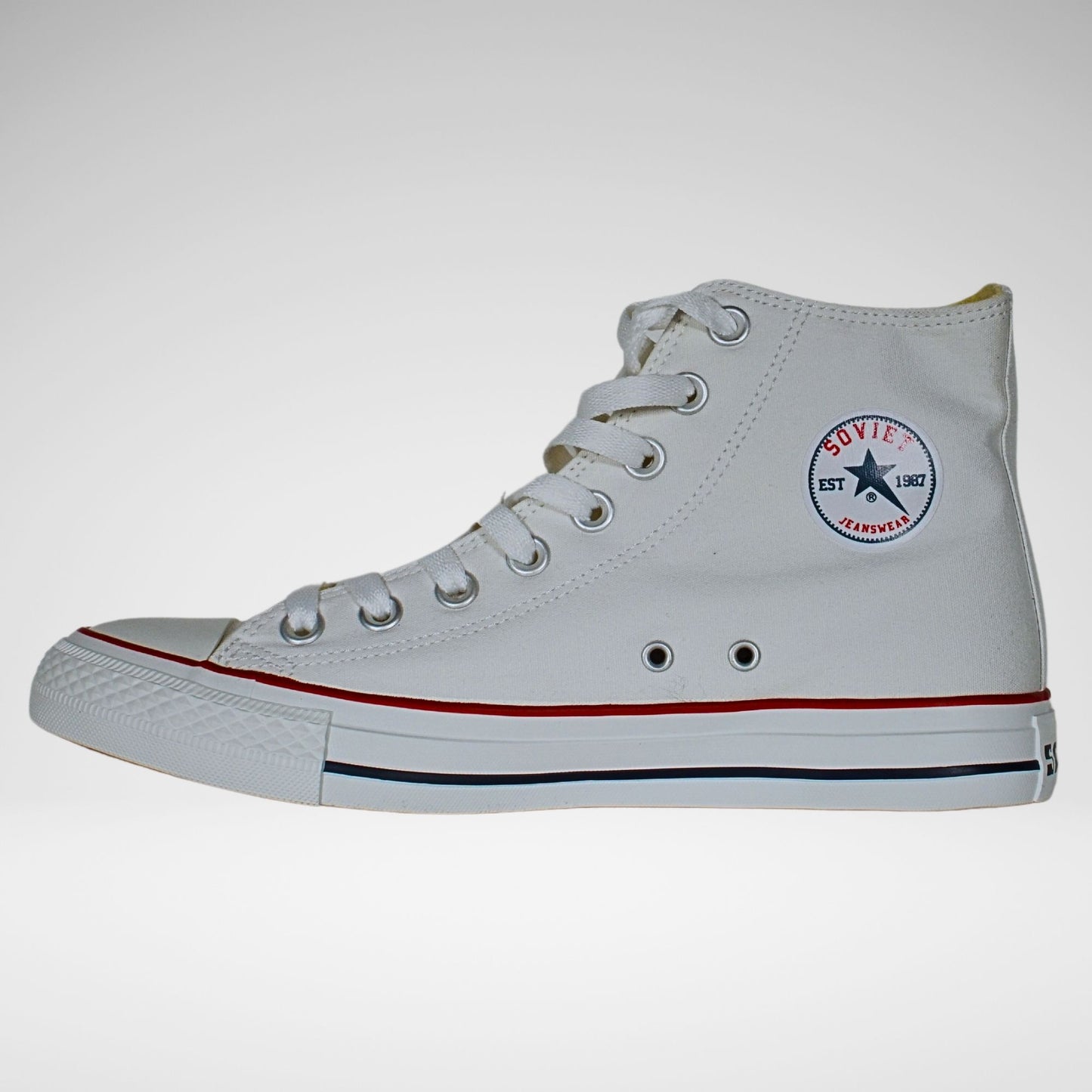 Soviet Viper High-Cut Sneaker | White