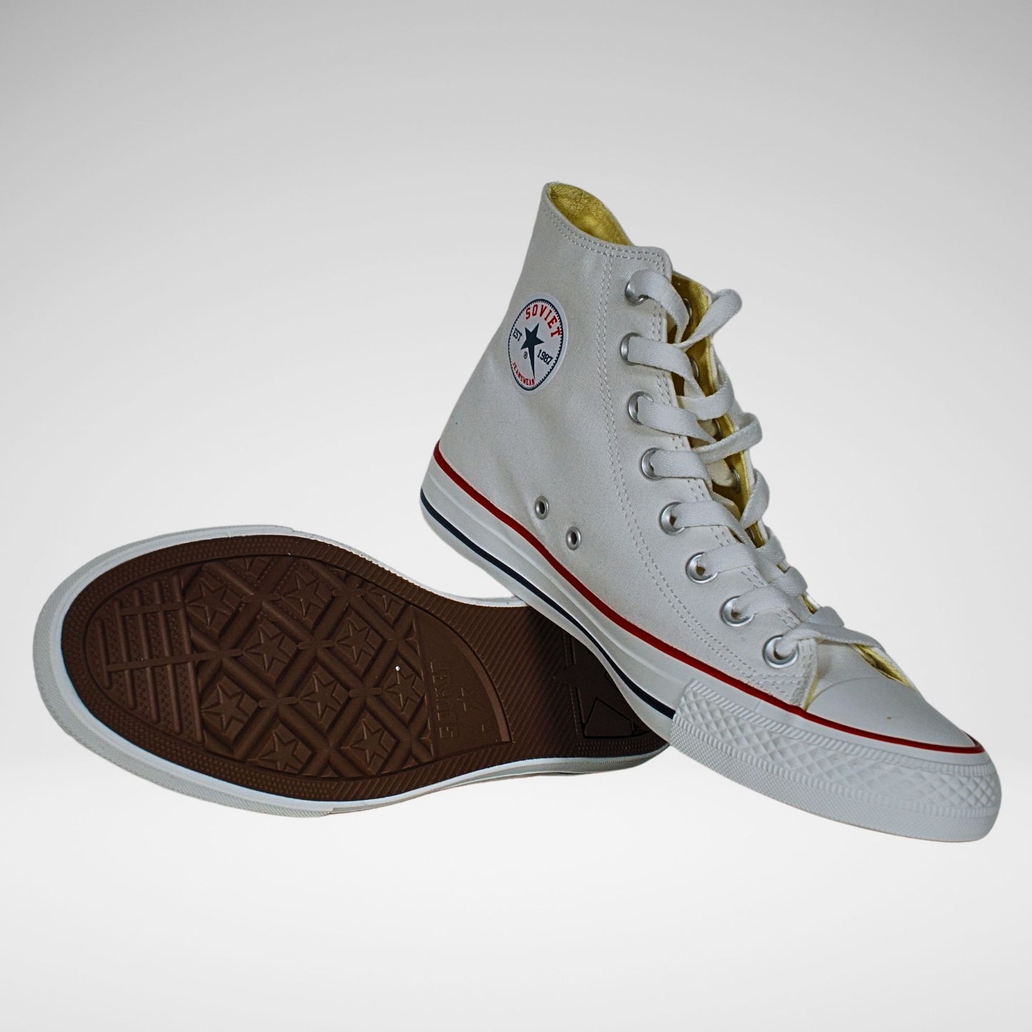 Soviet Viper High-Cut Sneaker | White