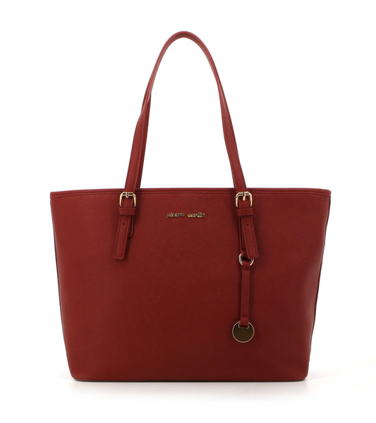 Pierre Cardin BECKY STRUCTURED SATCHEL RED A0 RED
