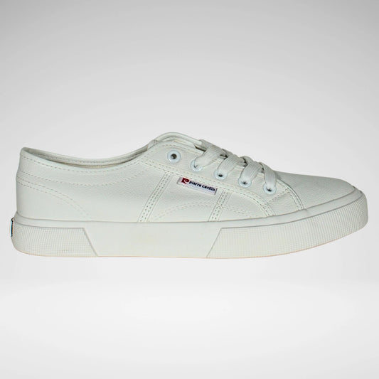 PIERRE CARDIN JUSTIN CASUAL LACE UP | WHITE