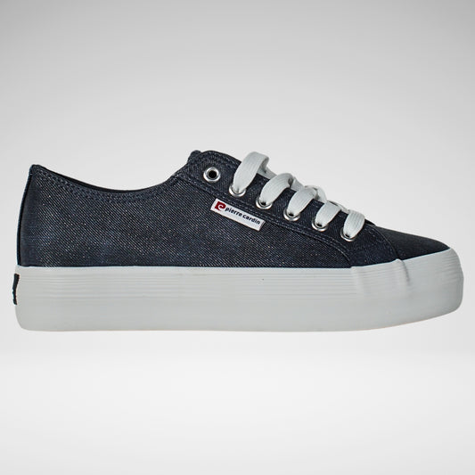 Pierre Cardin Sandrine Sneaker | Navy/White