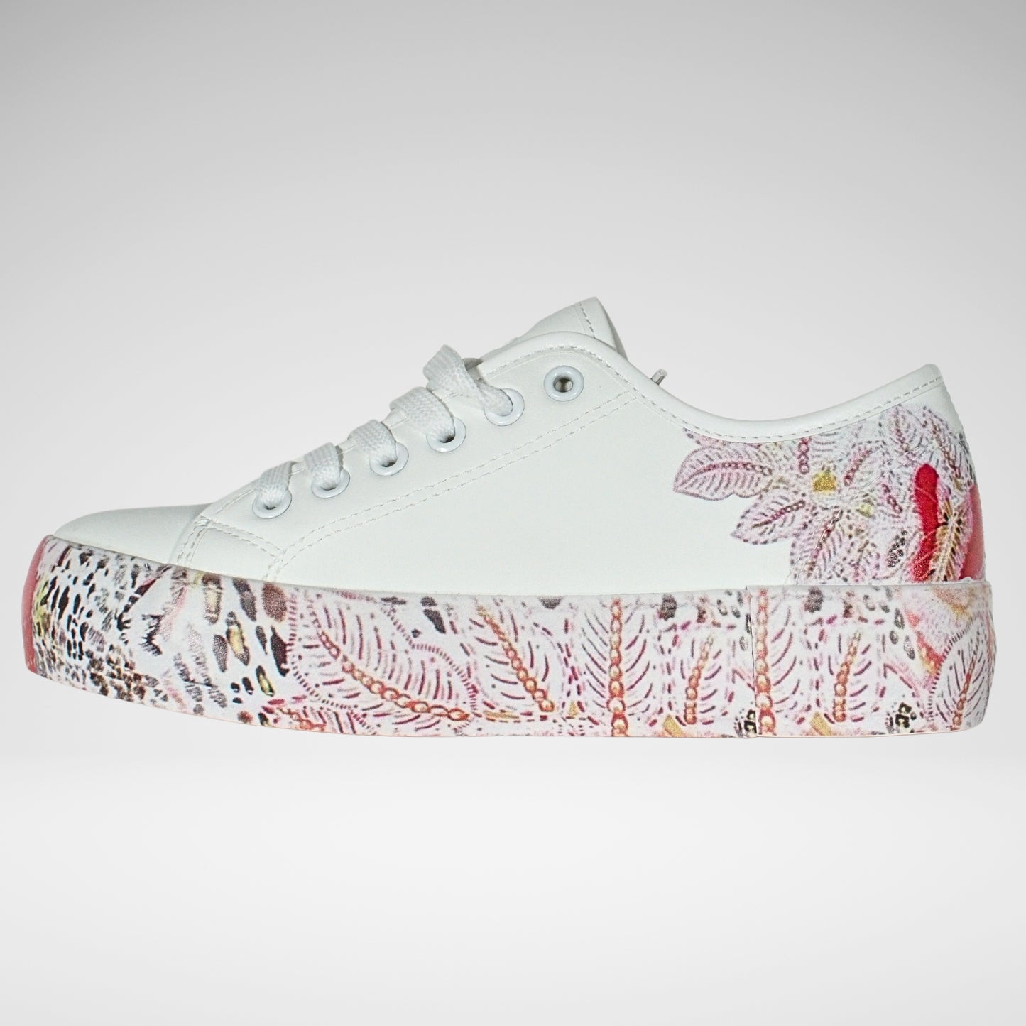 Pierre Cardin Jungle Sneaker | White Multi