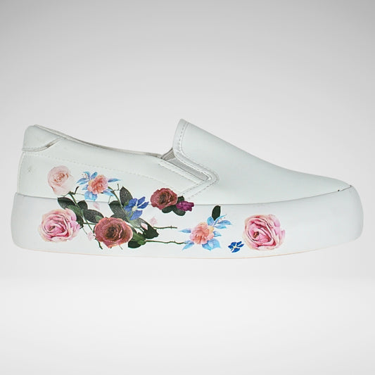 Pierre Cardin Bouquet Sneaker | White Floral