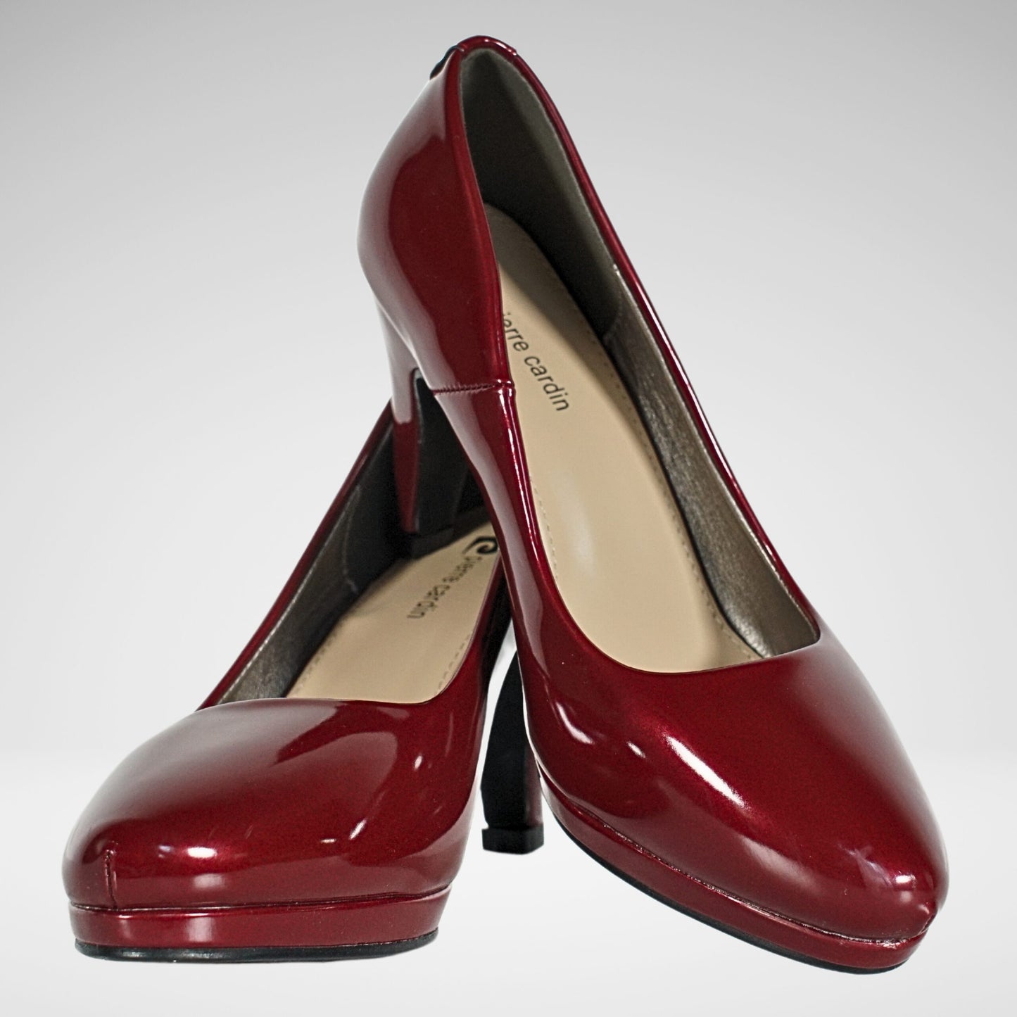 Pierre Cardin Liane Formal Patent High Heel Shoe | Bordeaux