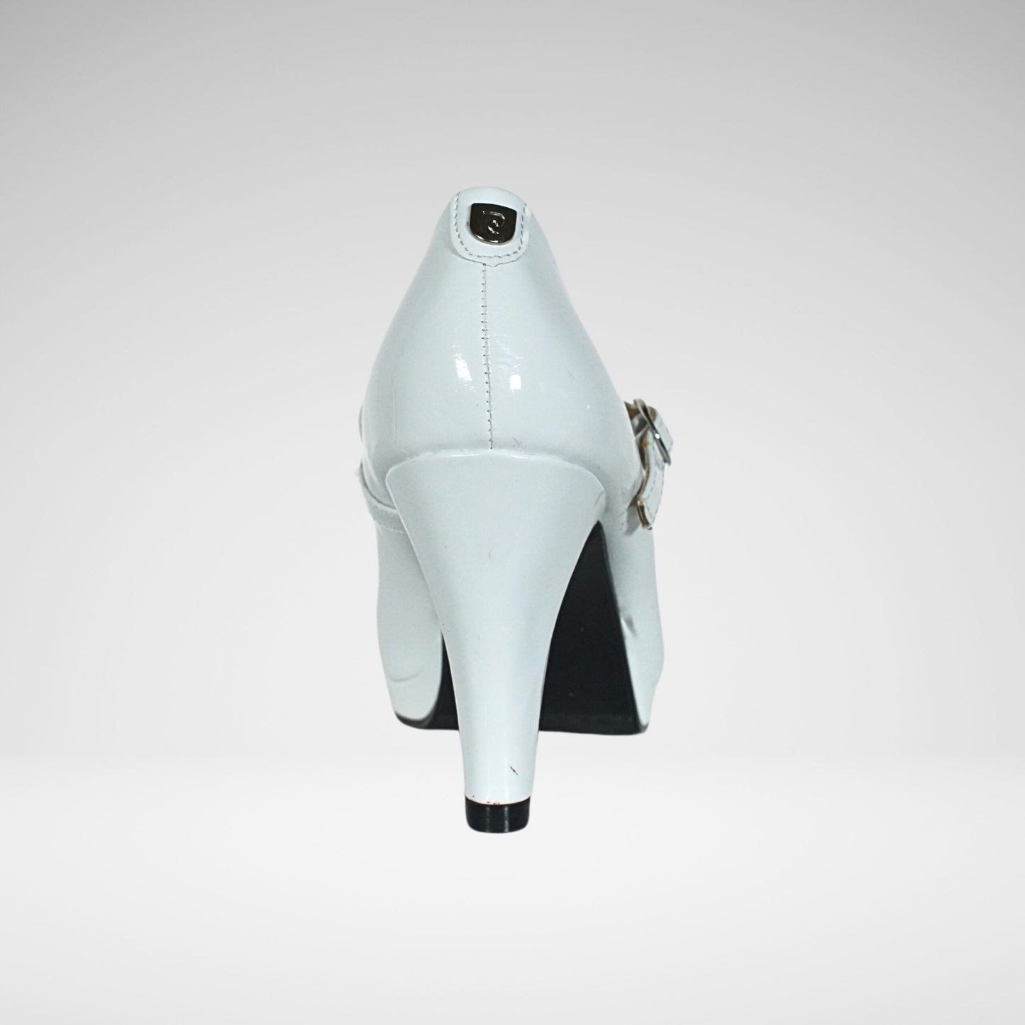 Pierre Cardin Liane Formal Patent High Heel Shoe | White