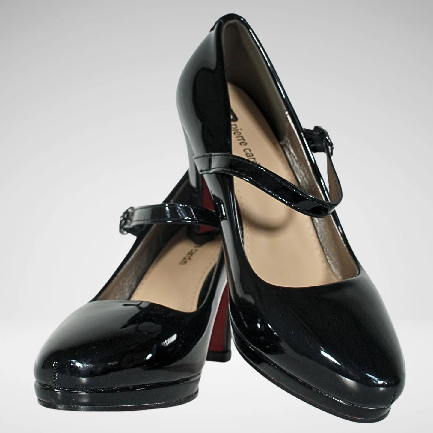 PIERRE CARDIN LIANE3 PATENT SHOE | BLACK