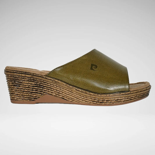 Pierre Cardin Elosie Ladies Sandal | Olive
