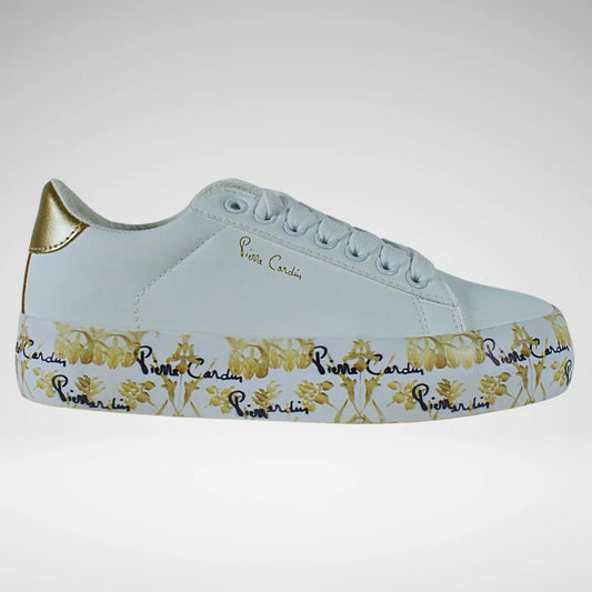 Pierre Cardin Fleur De Lis 1 Sneaker | White