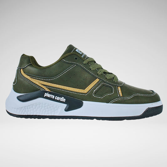 Pierre Cardin Rico Sneaker | Olive/Mustard