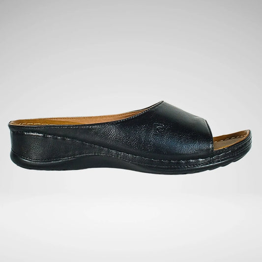 PIERRE CARDIN TYRA SANDAL | BLACK