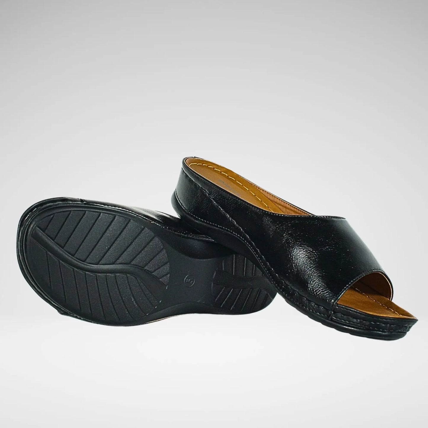 PIERRE CARDIN TYRA SANDAL | BLACK