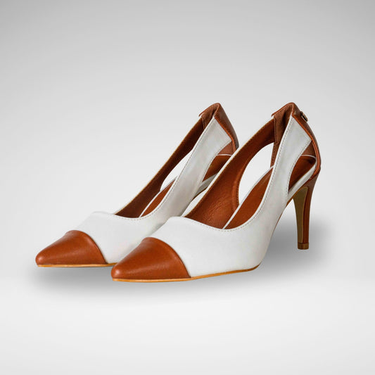 PIERRE CARDIN - GUETTA 1 WHITE TAN A0 - LH7342 - TAN/WHITE