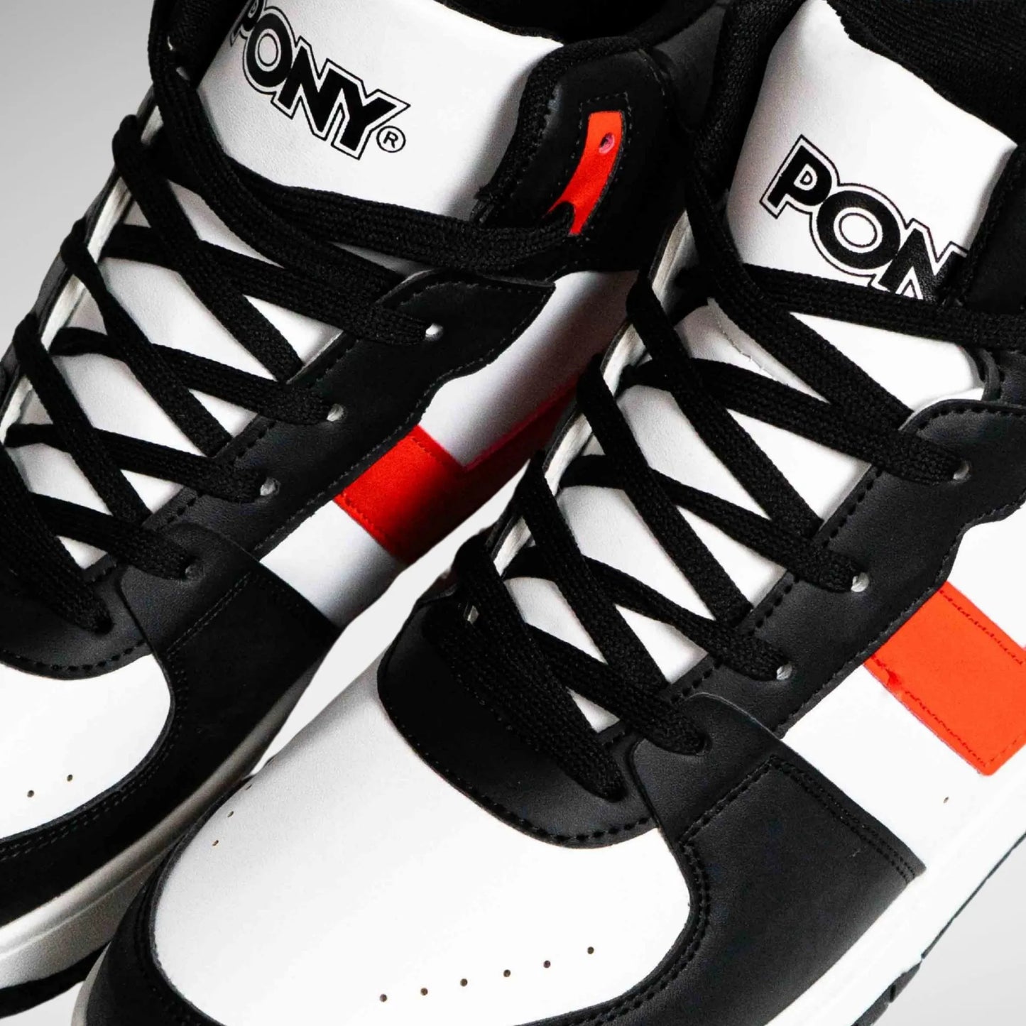 PONY MCB7115 Mcb7115 Pony Express Sneaker Hi Top 133792 White