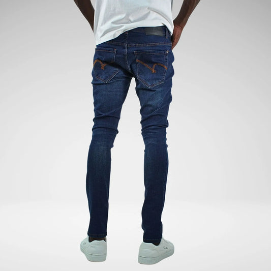 Refuel Revend Skinny Denim Jeans | Mid Indigo