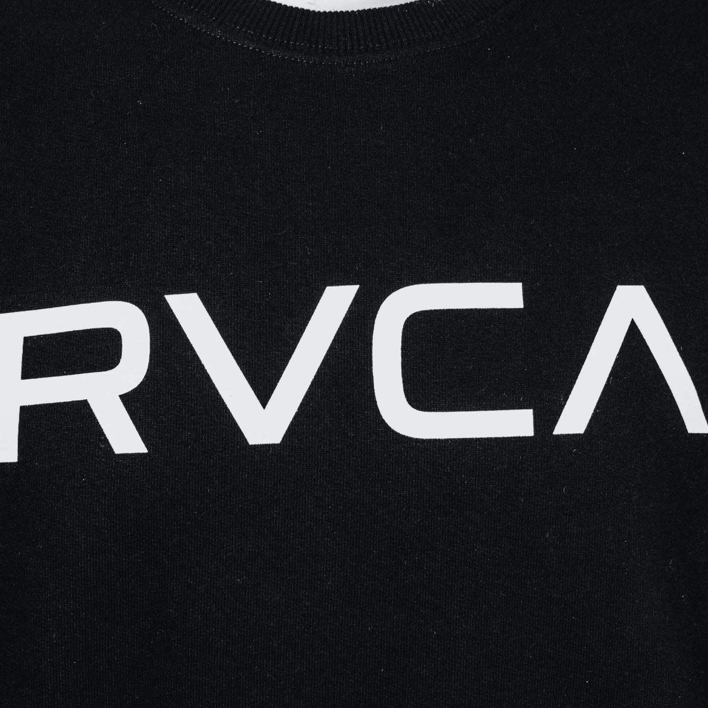 Rvca Pullover Sweater Big Rvca Crew Black