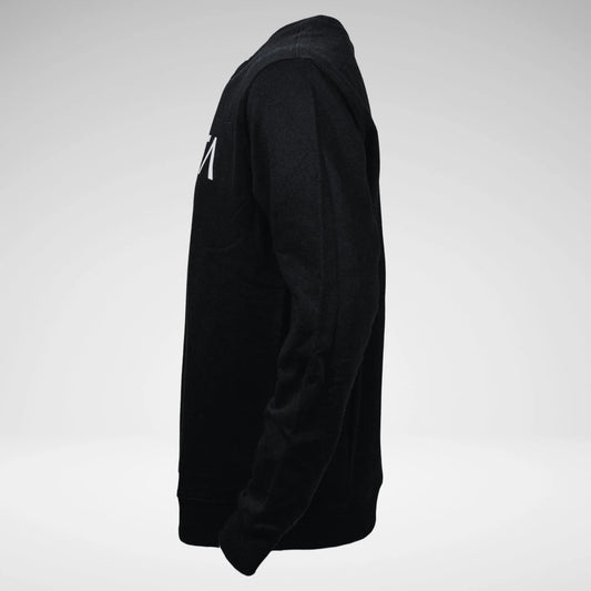 Rvca Pullover Sweater Big Rvca Crew Black