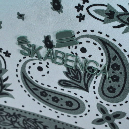 Skabenga Paisley T-Shirt | Grey