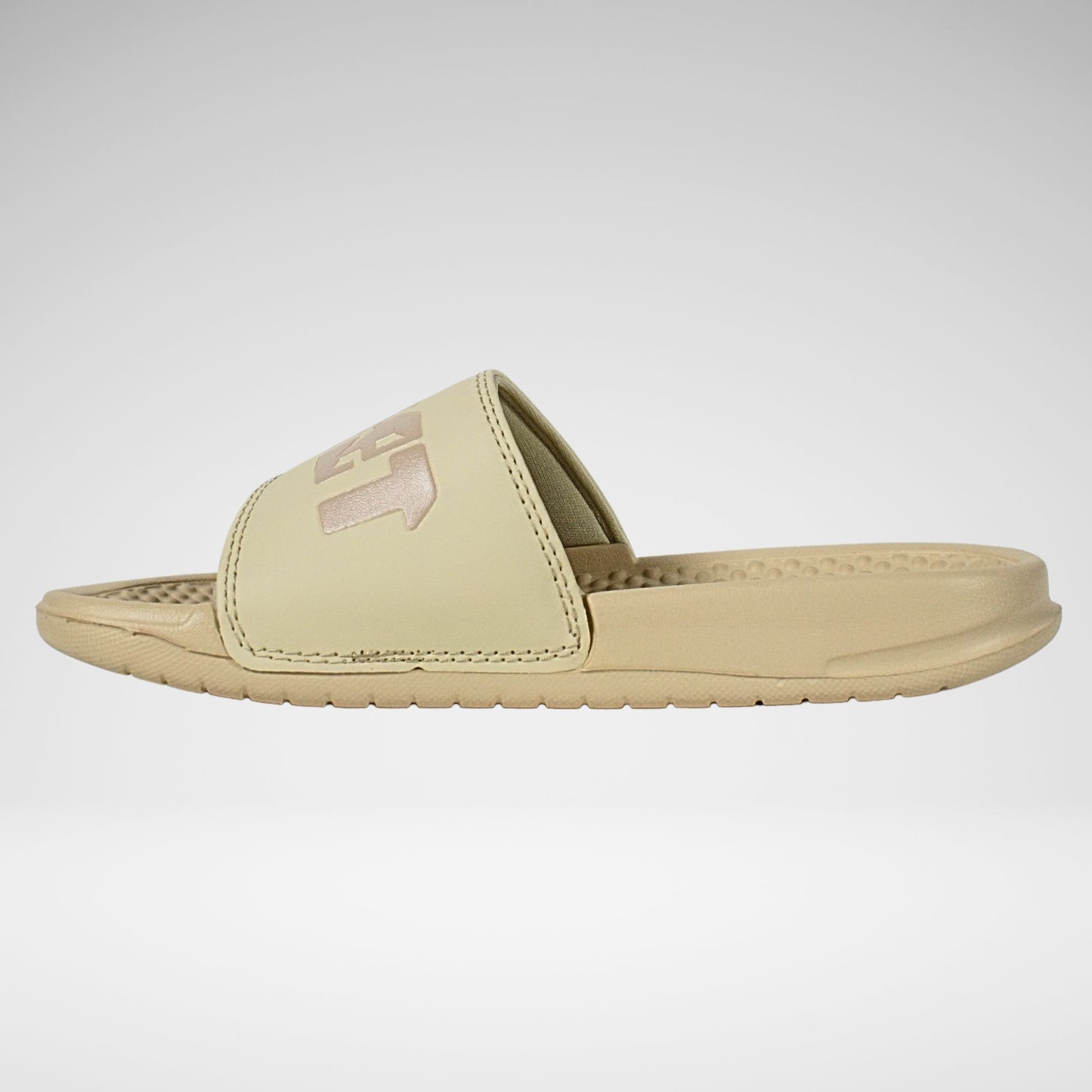 Soviet Bahamas Push-In Sandal | Cream/Dusty Pink