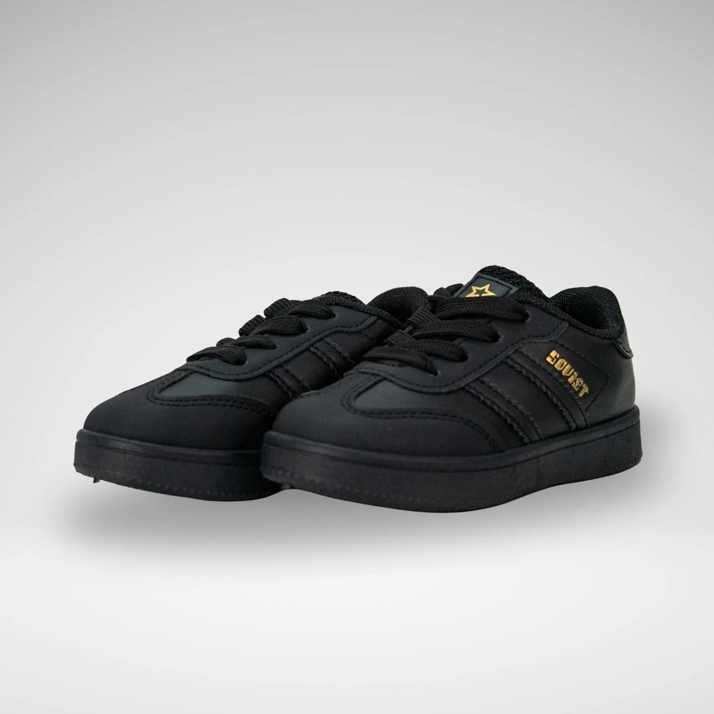 SOVIET IGC1034 CASUAL LACE UP L/CUT BLACK MONO
