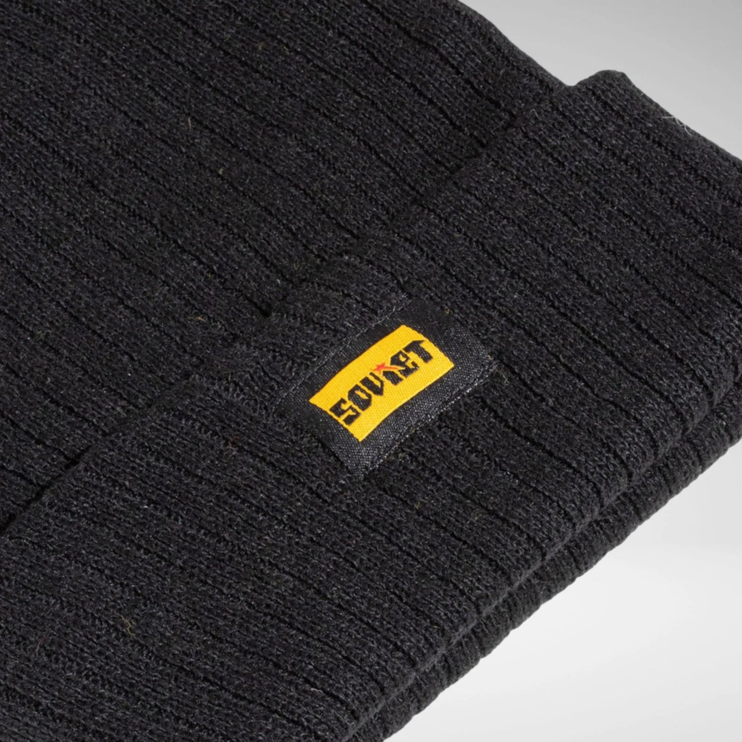 SOVIET DENALI FOLD UP BEANIE BLACK