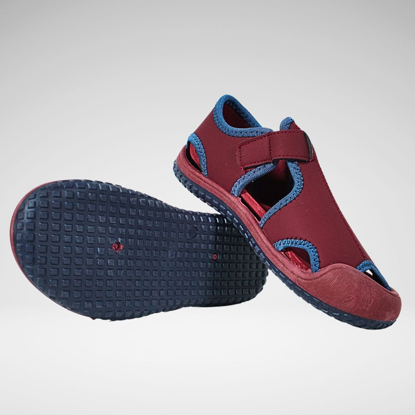 Soviet K-Singh Neoprene Sandal | Burgundy/Navy