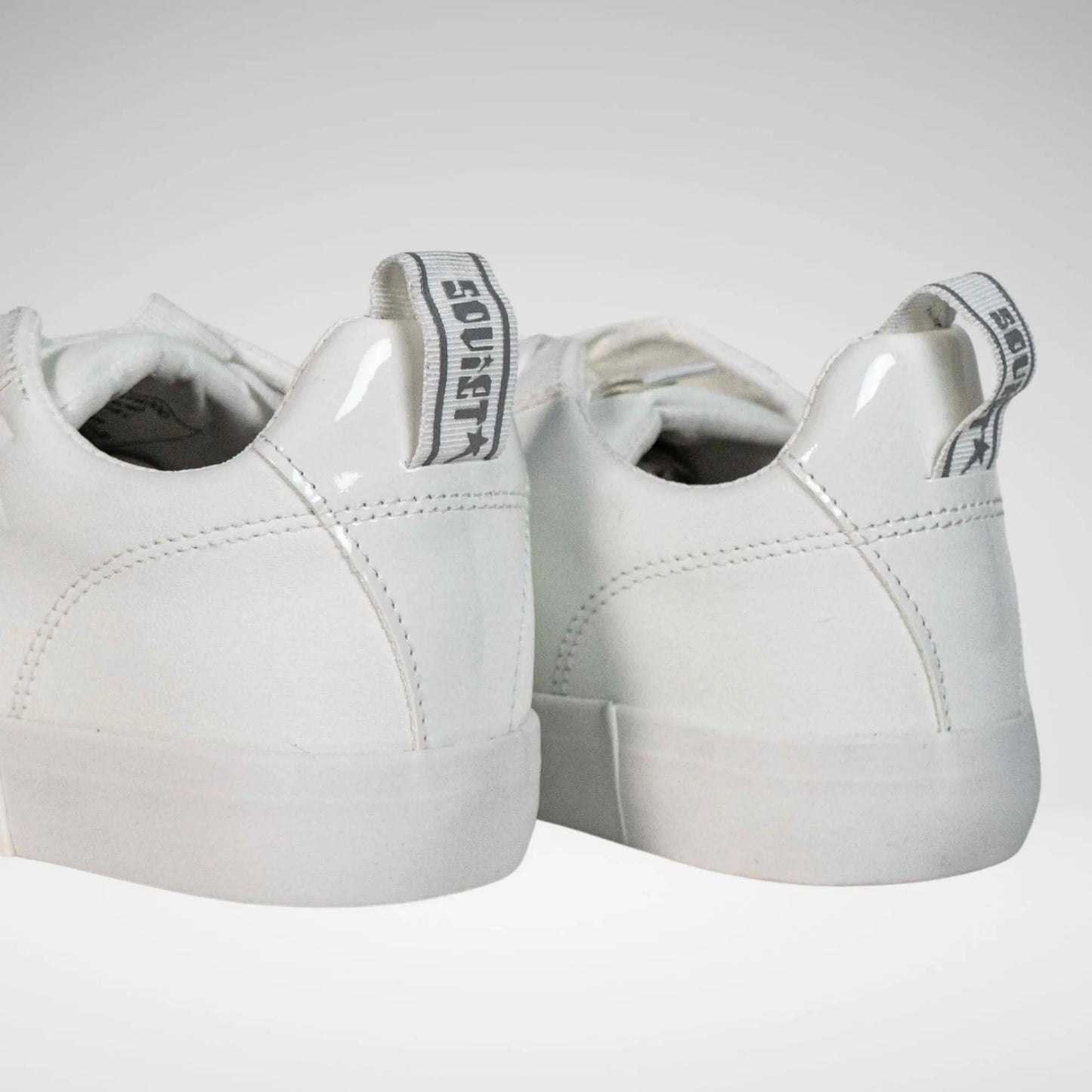 SOVIET LC6004 S - 0982 L Hollywood25 Pu Lace Up Sneaker White