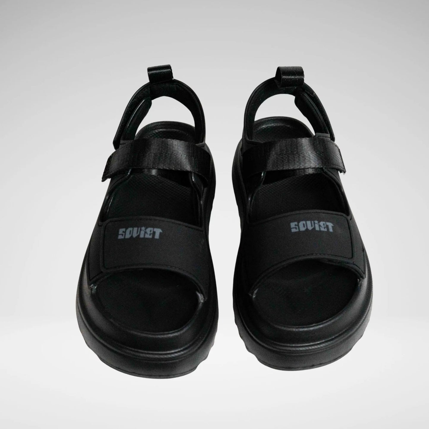 SOVIET LS5819 S - 0959 L Moselle Slipon Platform Sandal Black