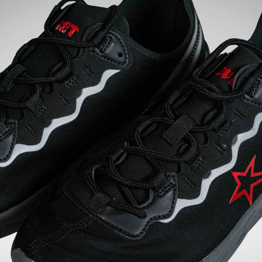 SOVIET MC24011003 Mzack Mid Cut Sneaker Black/Red 8 Black