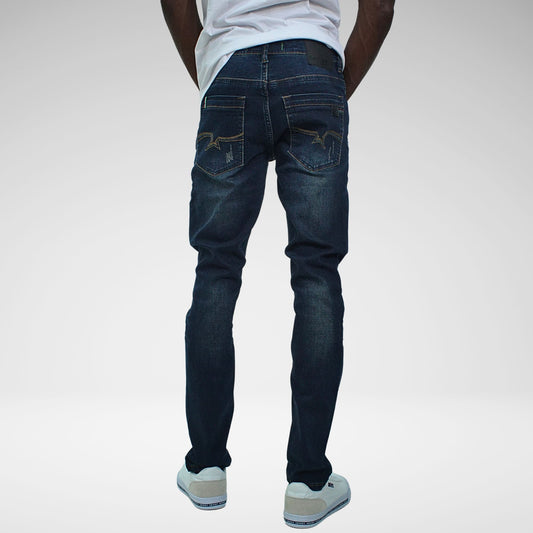 Soviet Mivar Slim Jeans | Blue Black