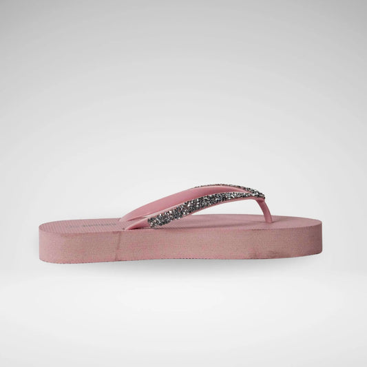 SOVIET - MOONSTONE PLATFORM THONG GLITTER - LS5827 - PINK - R119.99