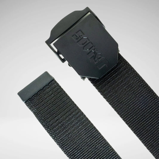 SOVIET RAYMOND METAL BUCKLE BELT BLACK