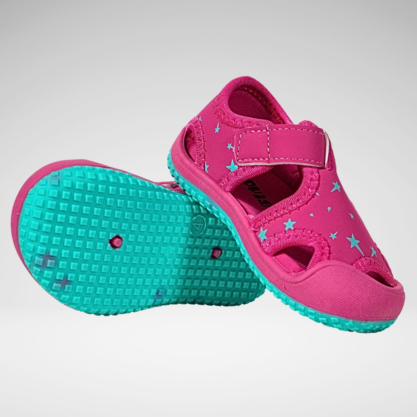 Soviet K-Singh Neoprene Infants Sandal | Hot Pink/Aqua