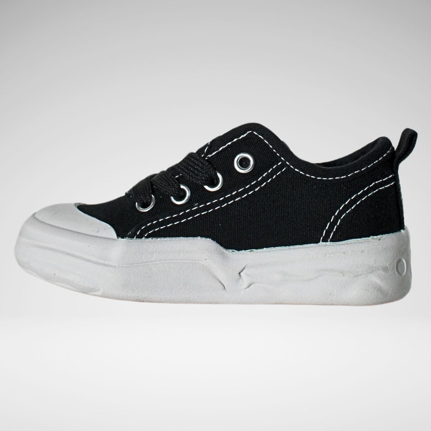 Soviet Summer Canvas Sneaker | Black